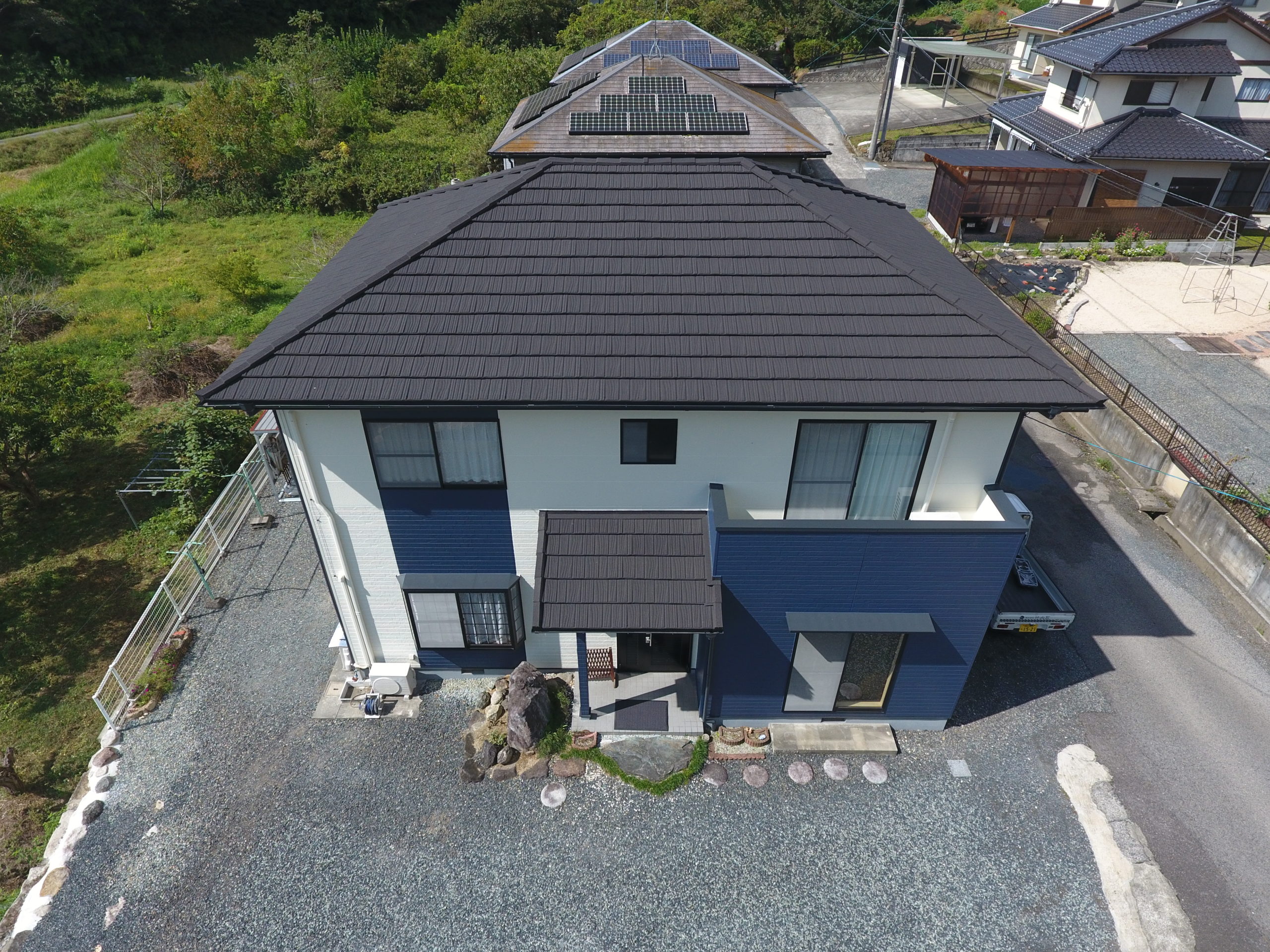 カバー工法　セネター　石付き板金　リフォーム